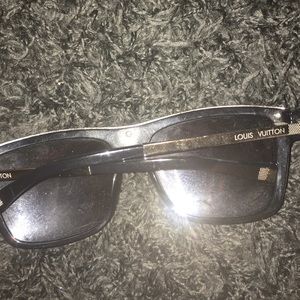 Louis Vuitton black unisex shades
