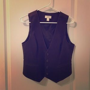 Corduroy and cotton vest