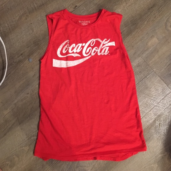 American Eagle tailgate Coca-Cola muscle tank