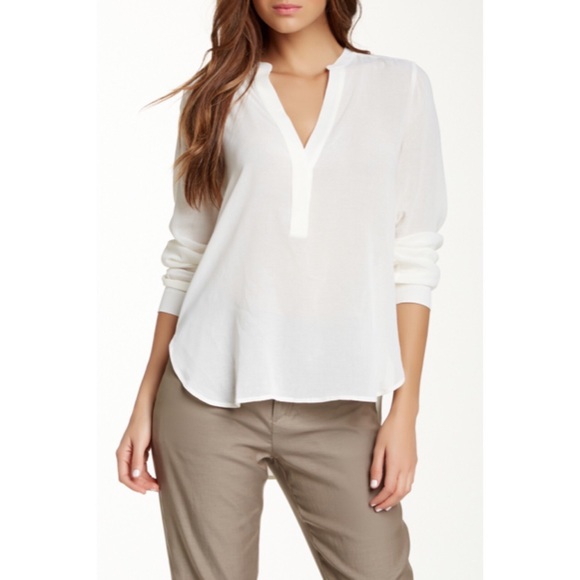 Vince summer crepe blouse
