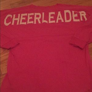 Long sleeve cheerleader shirt
