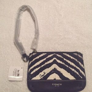 Small Coach Wristlet