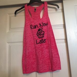 Hot pink tank top
