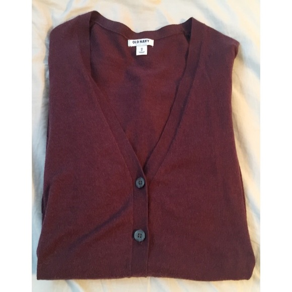 Burgundy Cardigan
