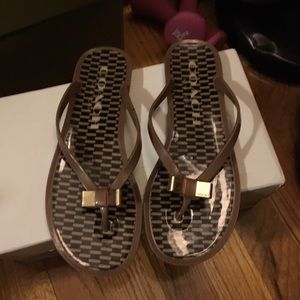adorable Coach flip flops