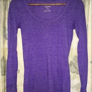 American Eagle Heathered Long Sleeve