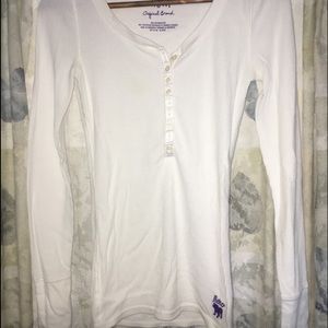 Aeropostale Waffle Knit Henley