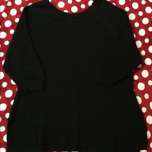 Lane Bryant Black Dolman Sleeve Sweater