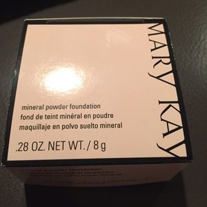 Mary Kay mineral powder foundation.
