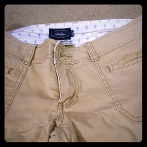 Khaki hollister pants