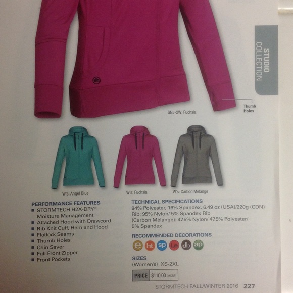 NWOT. Women's Stormtech Lotus z - Picture 4 of 4