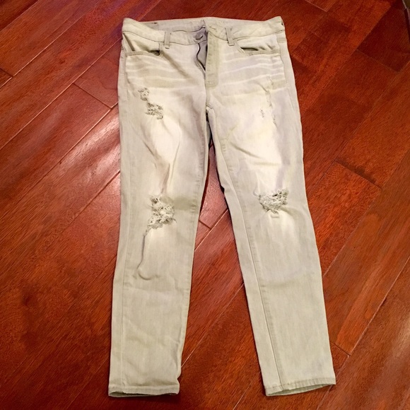 Super stretch mid-rise jeggings