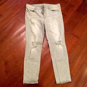 Super stretch mid-rise jeggings