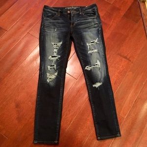 Dark denim Jeggings. So cute!