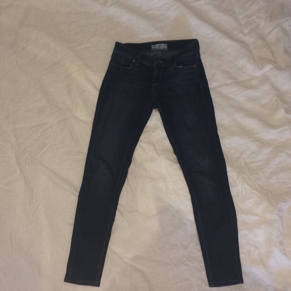 Free people dark wash ankle length jeans