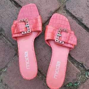 MODA SPANA Coral Slide Croc Sandals