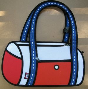 ON HOLD Jump From Paper Pop Art Cartoon Purse NWOT