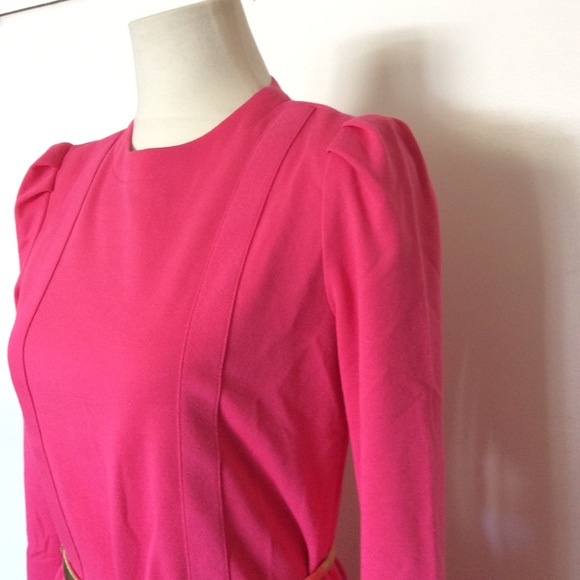Vintage Leslie Fay Pink Sheath Dress - Picture 2 of 4