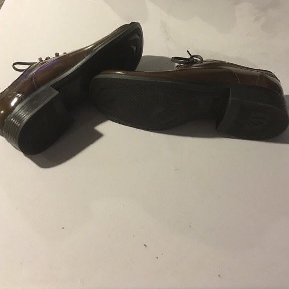 Kenneth Cole dark brown leather dress shoes main image 4