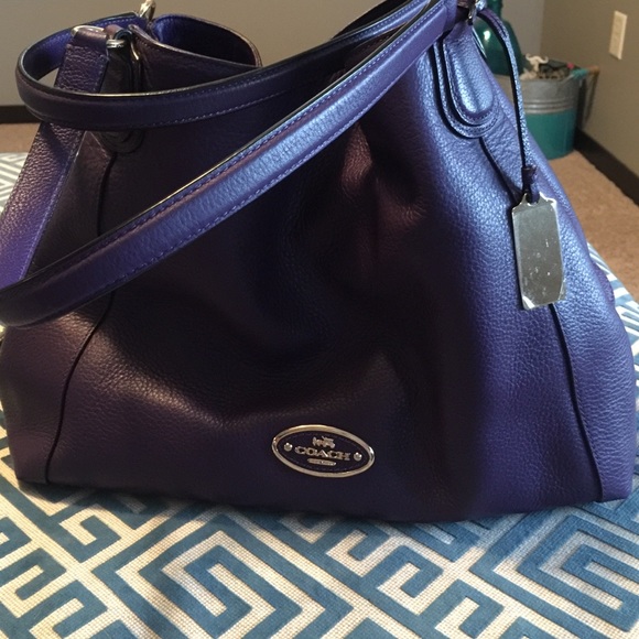 Plum purple coach purse hard to find color!