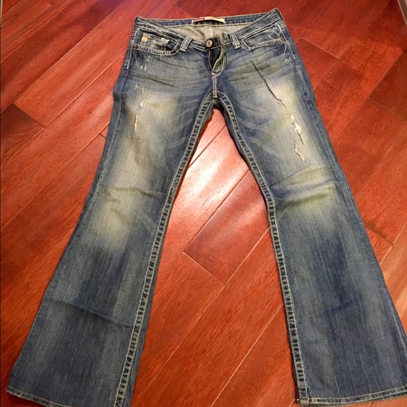 Sweet ultra low rise Big Star jeans