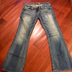Sweet ultra low rise Big Star jeans