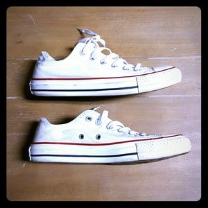 White broken in Converse
