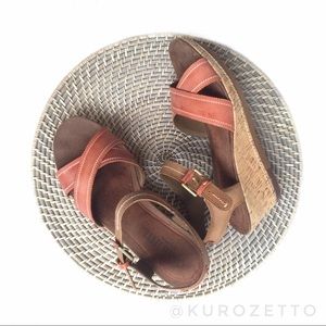 Cobb Hill Cork Wedge "Neve" Sandals