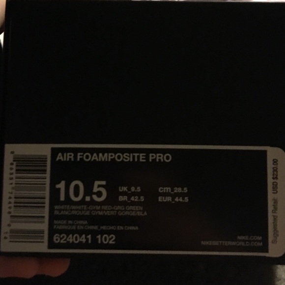 Gucci foamposite