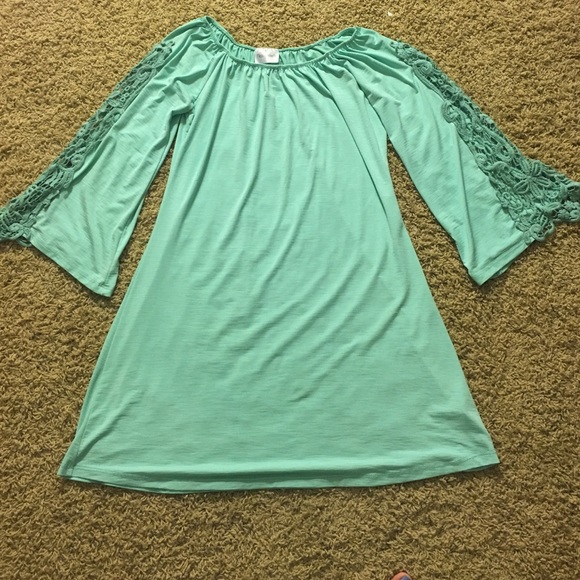 Turquoise boutique dress