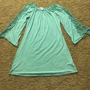 Turquoise boutique dress