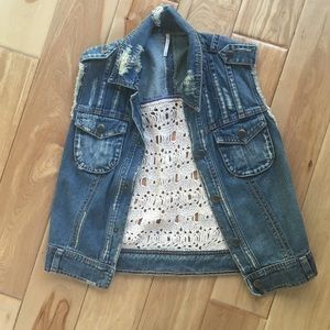 Free People Jean Vest