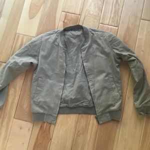 Army Green Brandy Melville Bomber