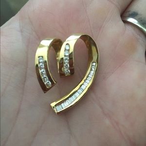 Diamond heart drop