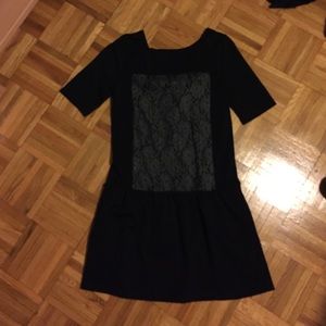 Black lace tunic/dress