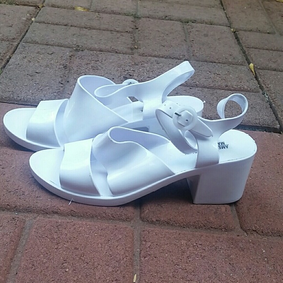 American apparel jelly sandal w/ankle strap NEW - Picture 2 of 4