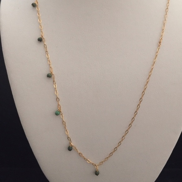 One side beaded necklace - Picture 2 of 4