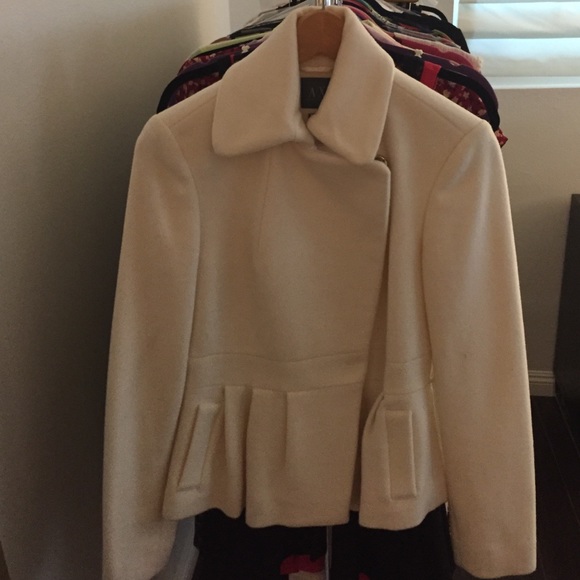 Winter white coat