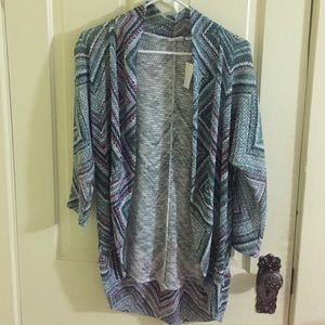 Cato Blue and purple cardigan