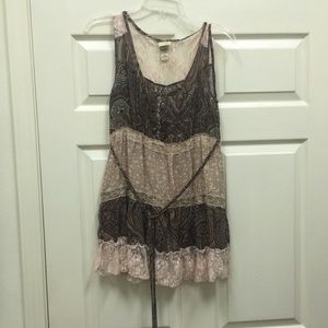 Paisley sleeveless shirt