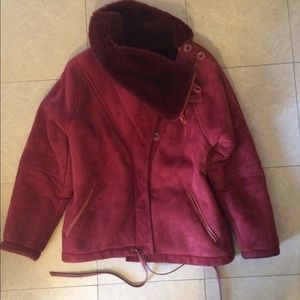 Vintage shearling winter coat