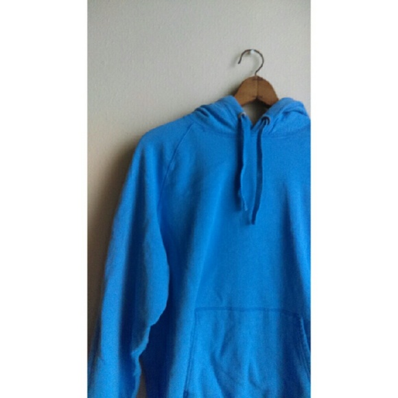 Light Blue Hanes Nano Hood Hoodie