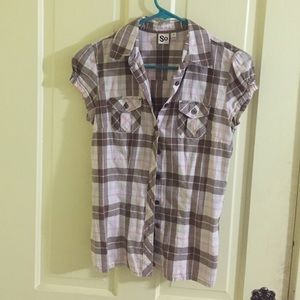 SO Plaid short sleeve
