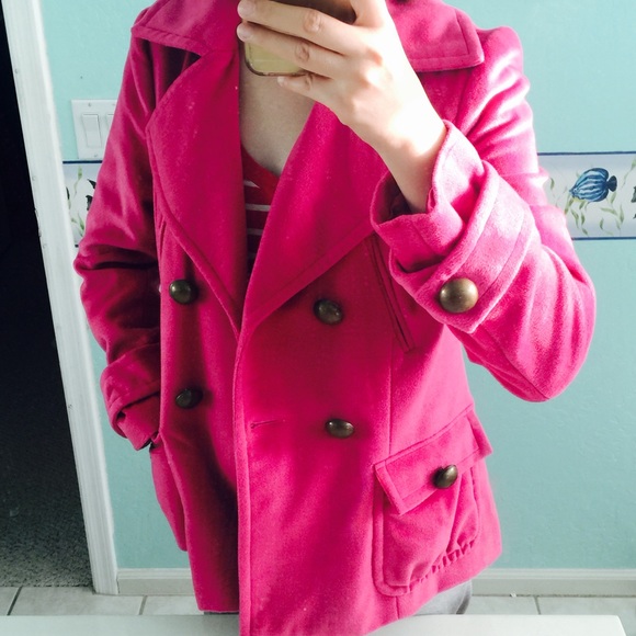 Hot Pink Coat Kensie US L