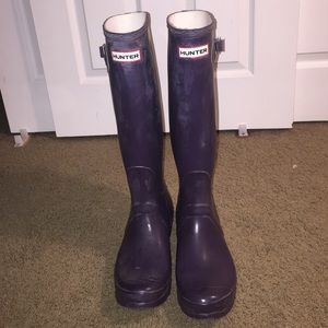 Purple hunter boots!!