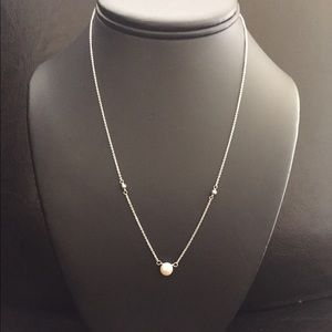 White pearl necklace