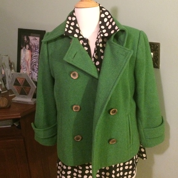 CAbi Jackets & Blazers - CAbi Wool Cropped Pea Coat