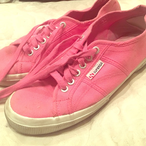 Superga Shoes - Superga Pink Sneakers