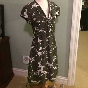 Sexy A Line  Fitted Print Dress