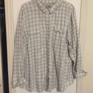 Old Navy XXL Plaid Button Up